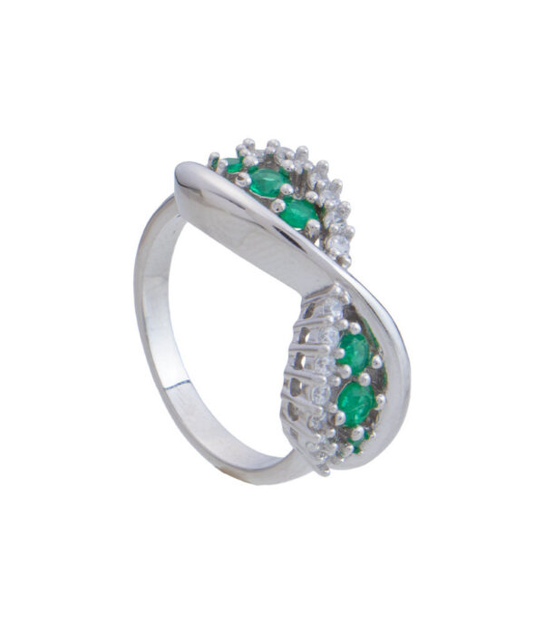 emerald-infinity-sterling-silver-ring