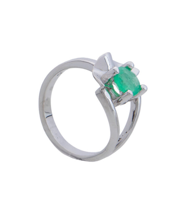 emerald-sterling-silver-precious-stone-ring