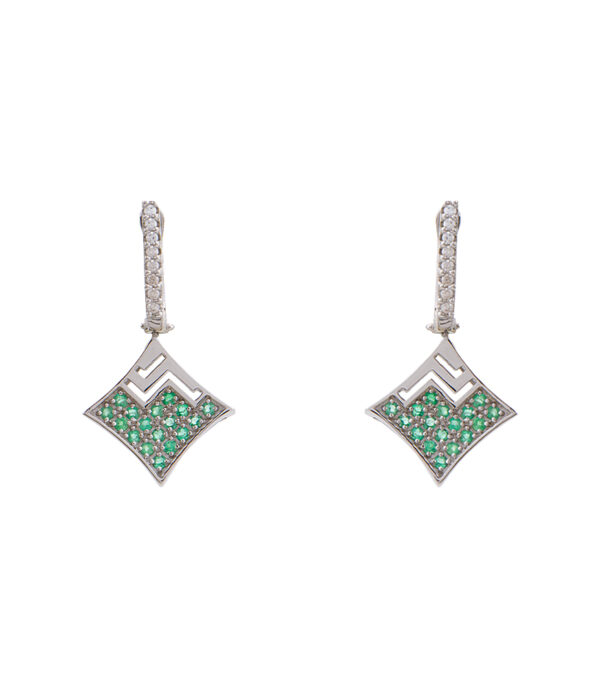 star-emerald-zirconia-sterling-silver-earrings