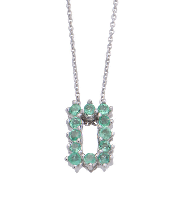 emerald-sterling-silver-paperclip-necklace