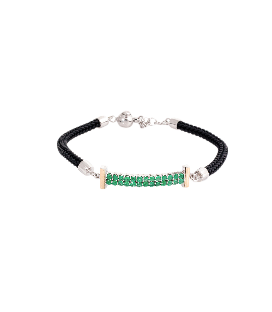 BubbleBar Emerald Bracelet | Pedra Jewels